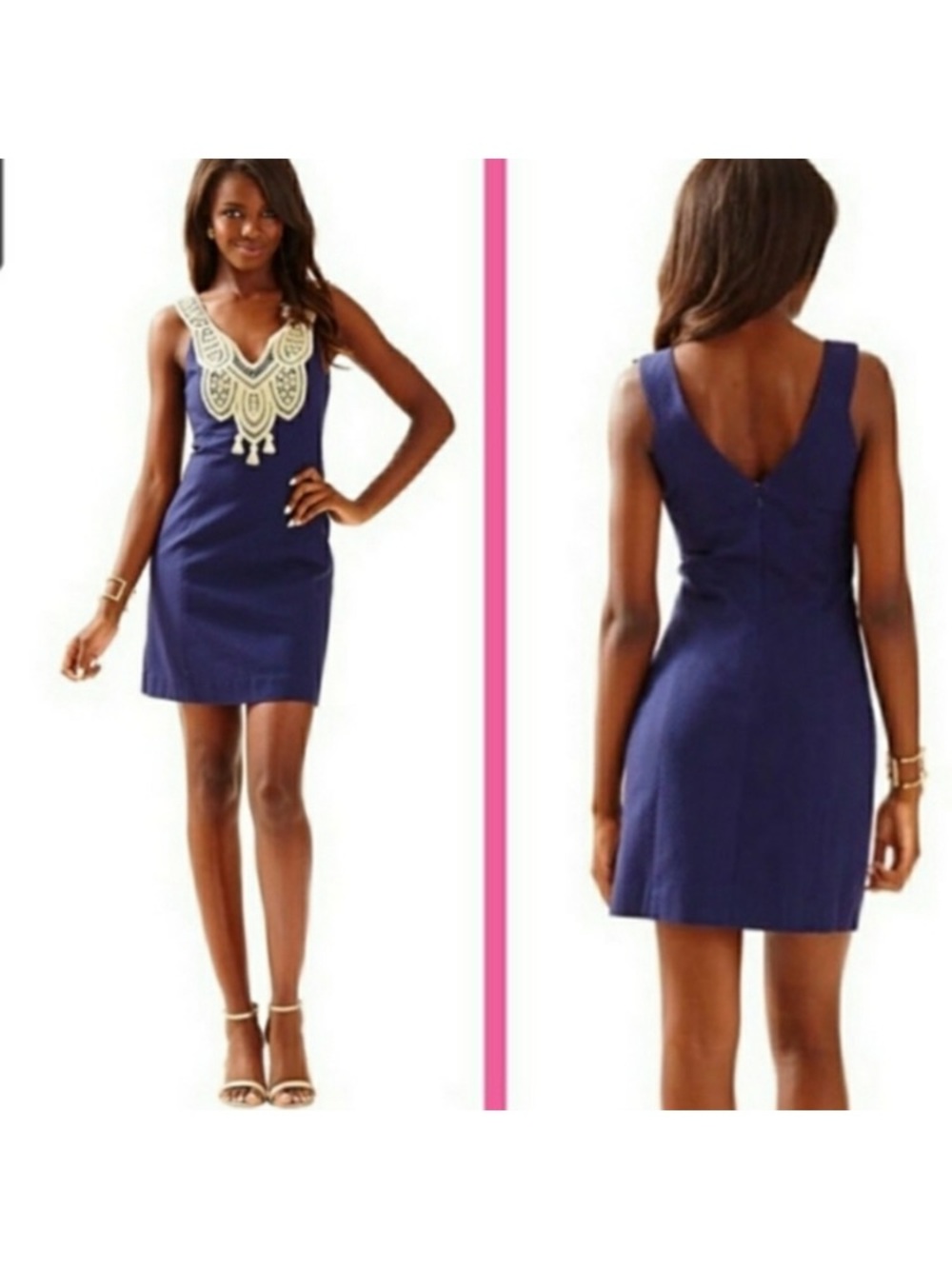 LILLY PULITZER LARGO Shift Blue DRESS 00